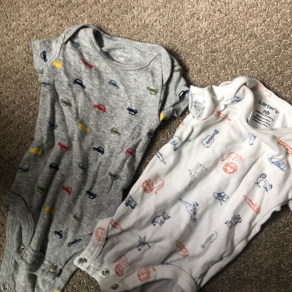 Carter’s newborn onsies